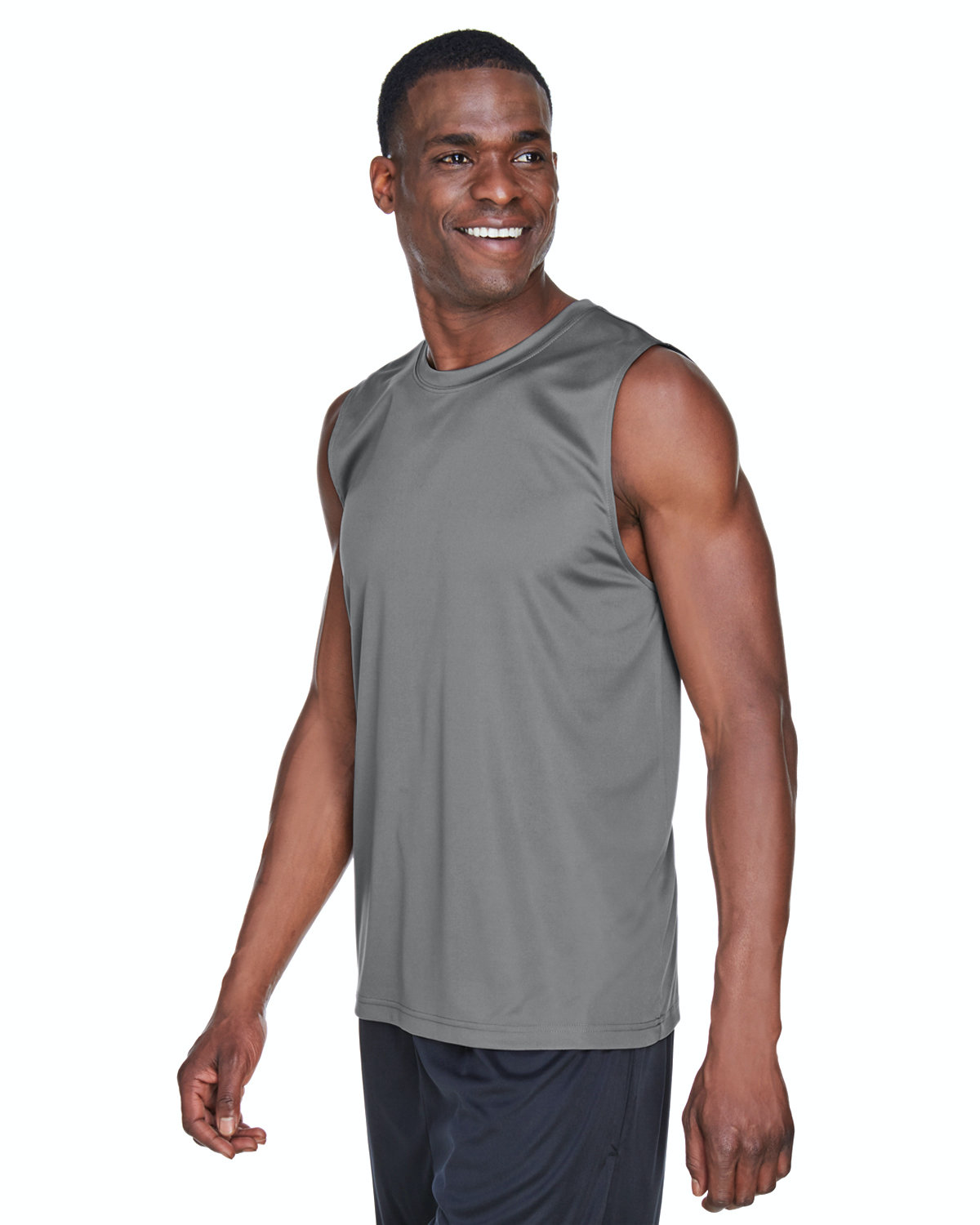 Men's Zone Performance Muscle T-Shirt - Sport Graphite