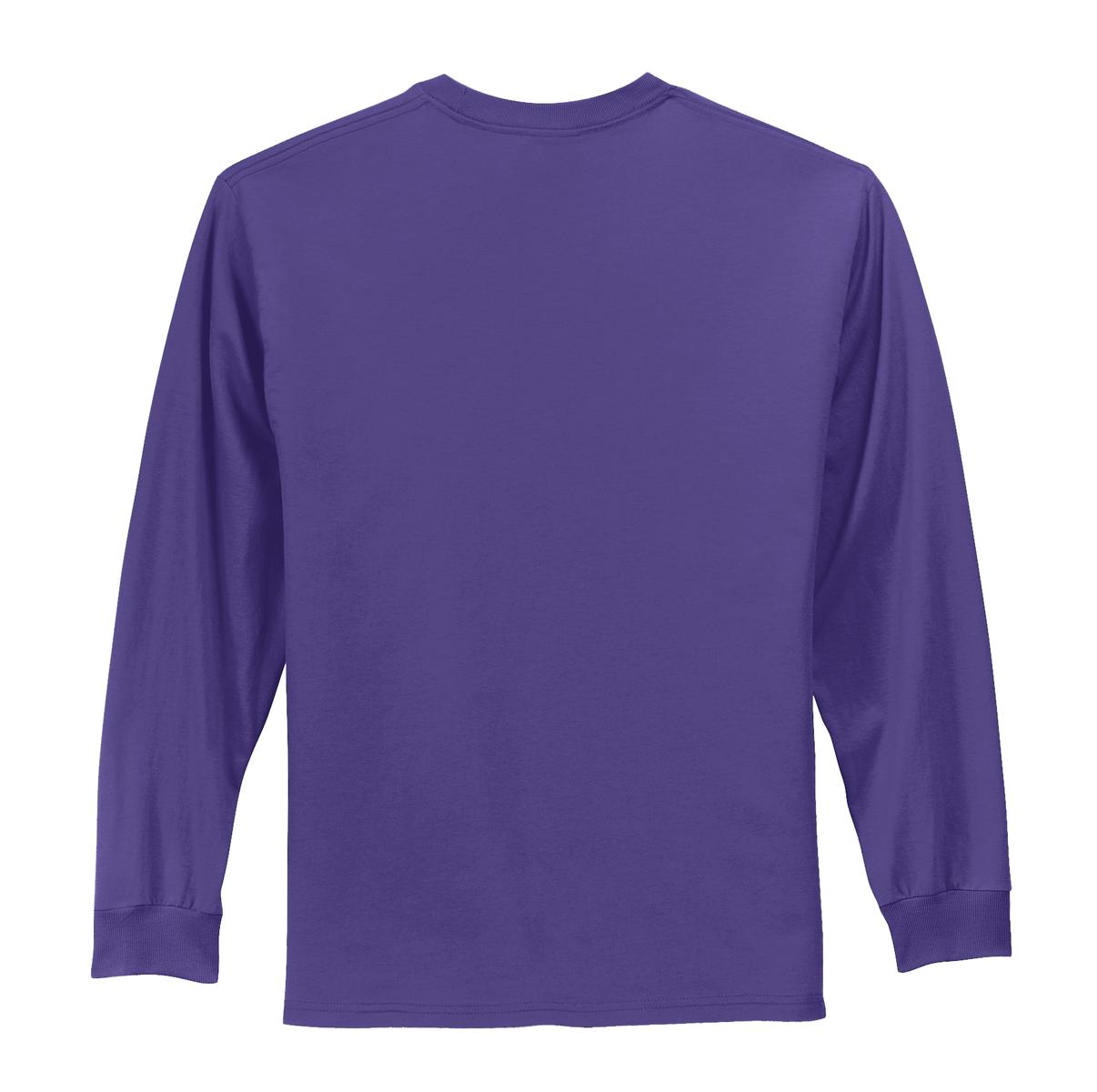 Unisex Long Sleeve Essential Tee - Purple