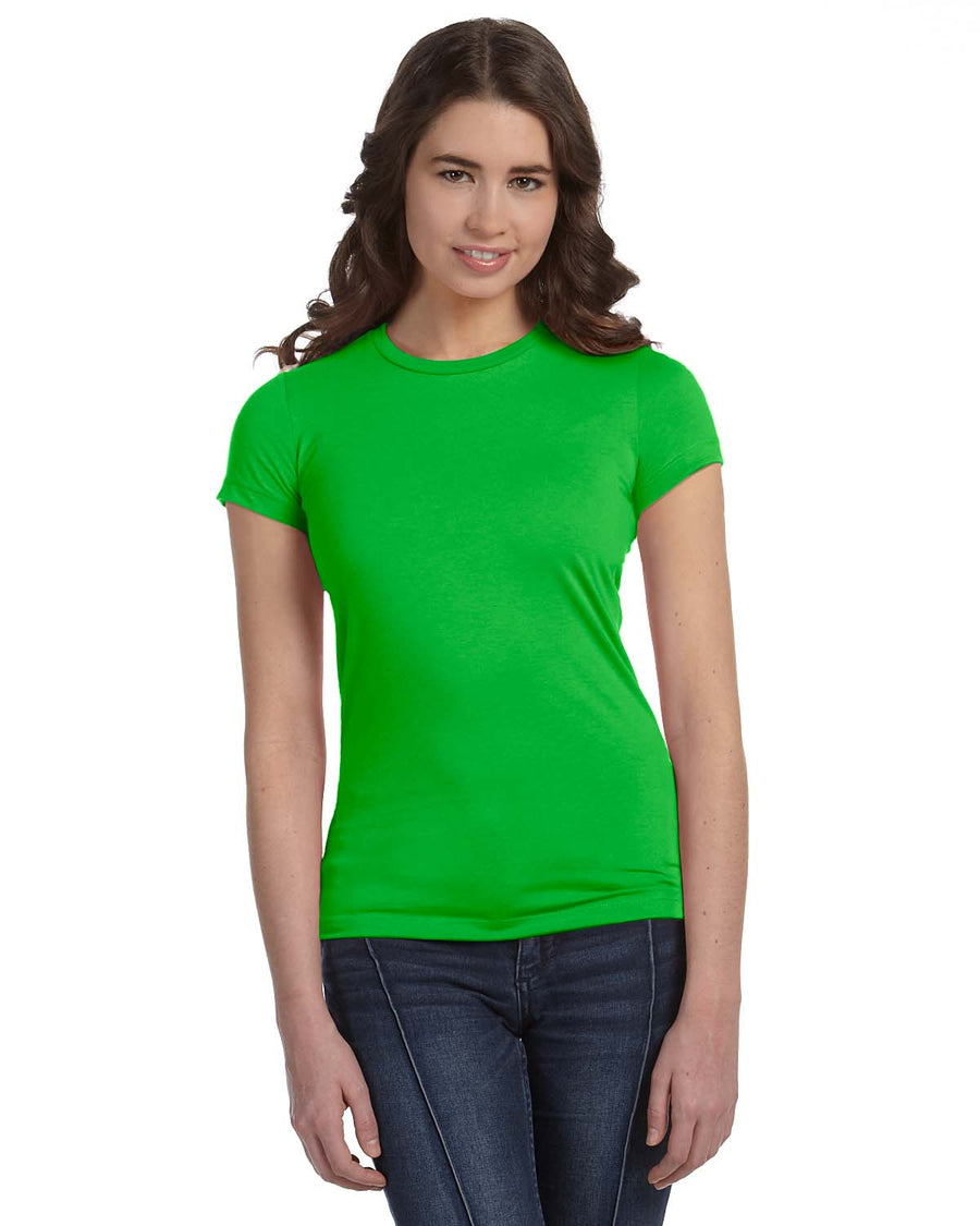 Women's Cotton/Polyester Tee - Neon Green