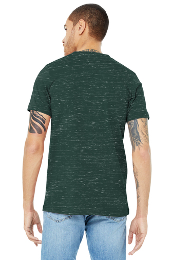 Unisex Jersey Short-Sleeve V-Neck T-Shirt - Forest Marble