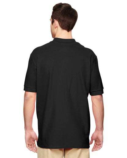Unisex Premium Cotton®  Double Piqué Polo - Black