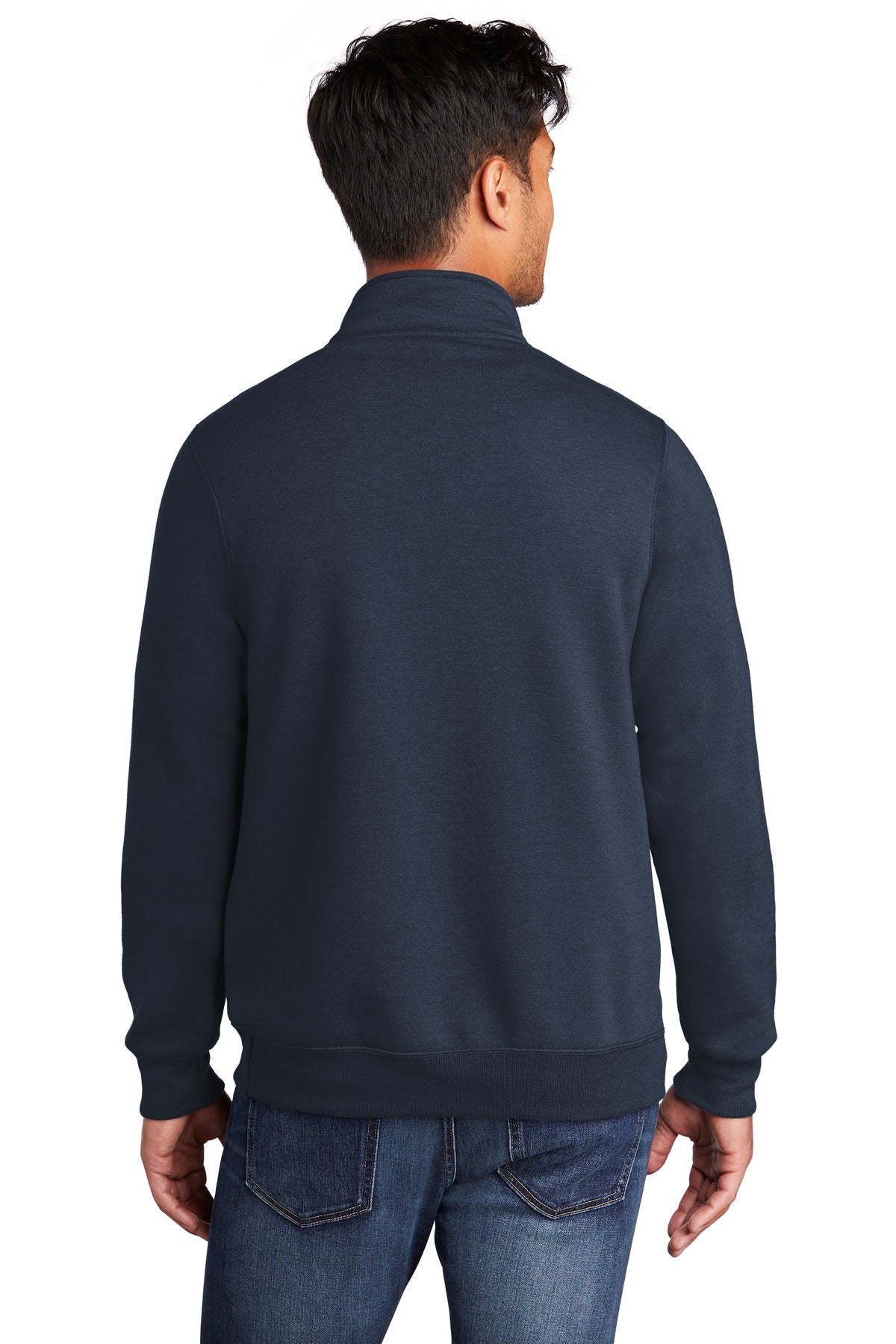Unisex Core Fleece 1/4-Zip Pullover Sweatshirt - Navy