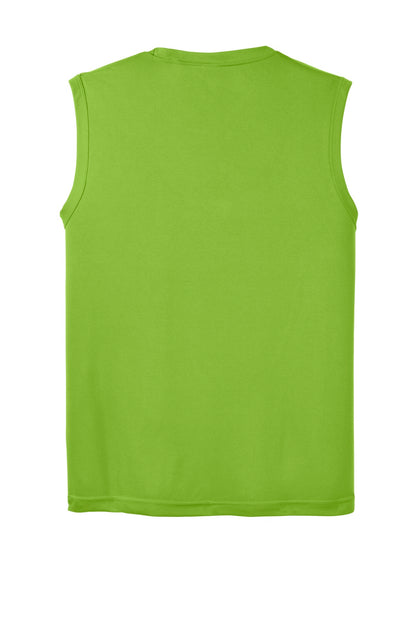 Men's Sleeveless PosiCharge Competitor Tee - Lime Shock