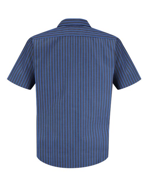 Red Kap SP24 Grey/ Blue Stripe — back