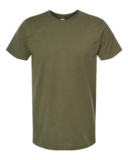 Unisex Fine Jersey Tee - Military Green