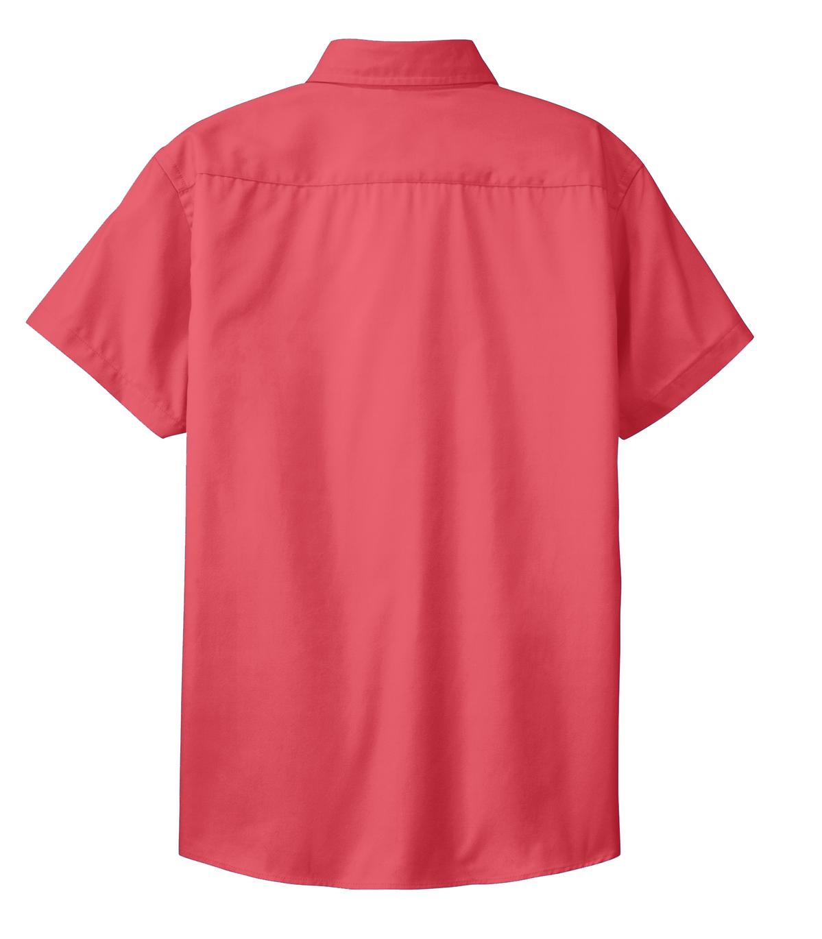 Women's Short Sleeve Easy Care Shirt - Hibiscus
