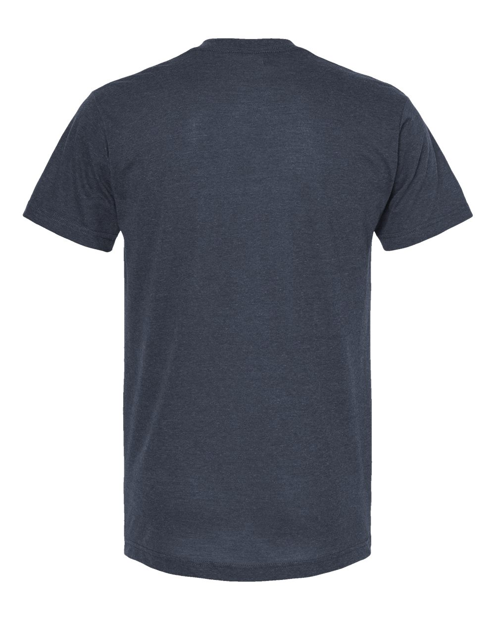 Unisex Poly-Rich V-Neck Tee - Heather Navy