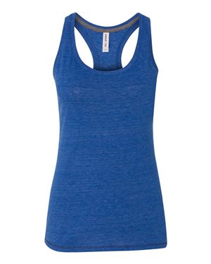 Women's Triblend Racerback Tank - Royal Heather Triblend
