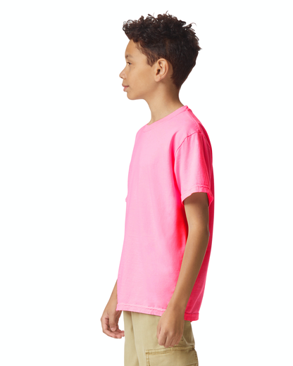 Youth Midweight RS T-Shirt - Neon Pink