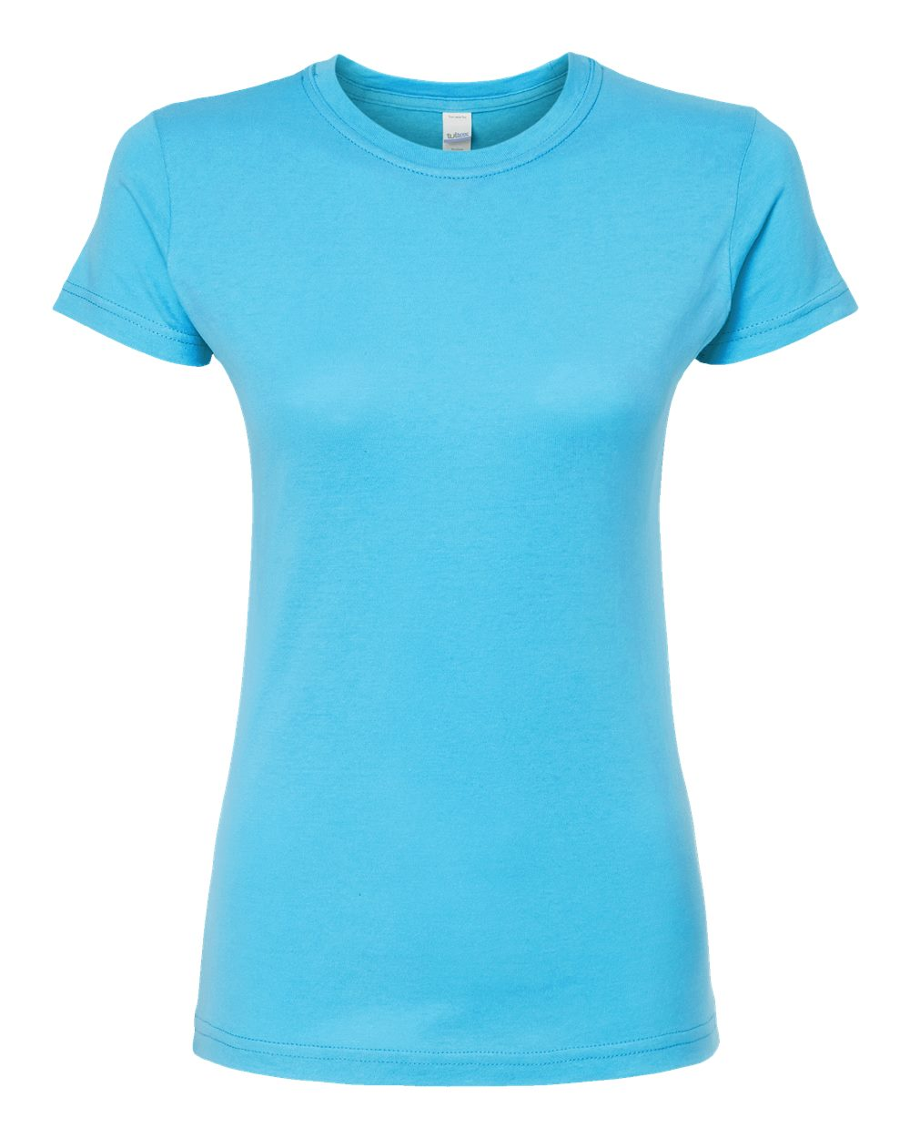 Women's Slim Fit Fine Jersey Tee - Aqua