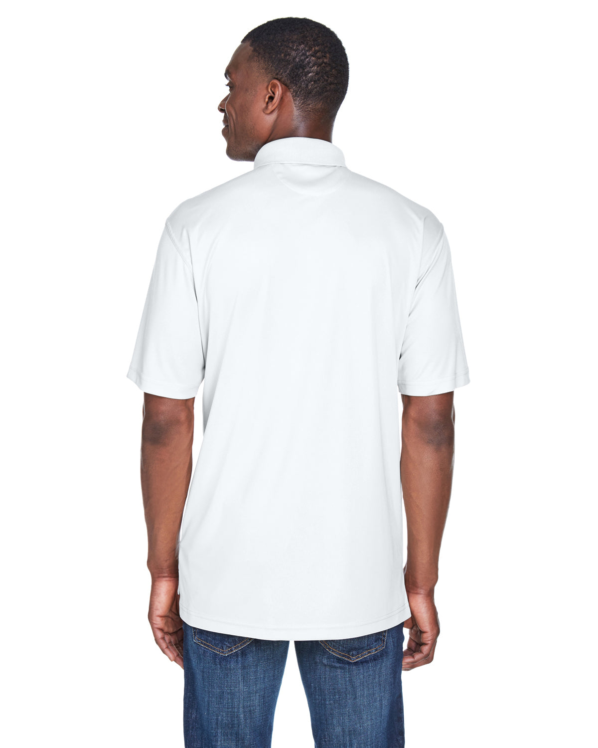 Men's Cool & Dry Sport Performance Interlock Polo - White
