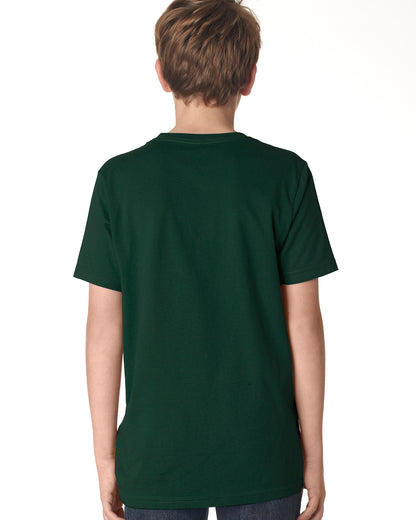Youth Cotton Crew - Forest Green