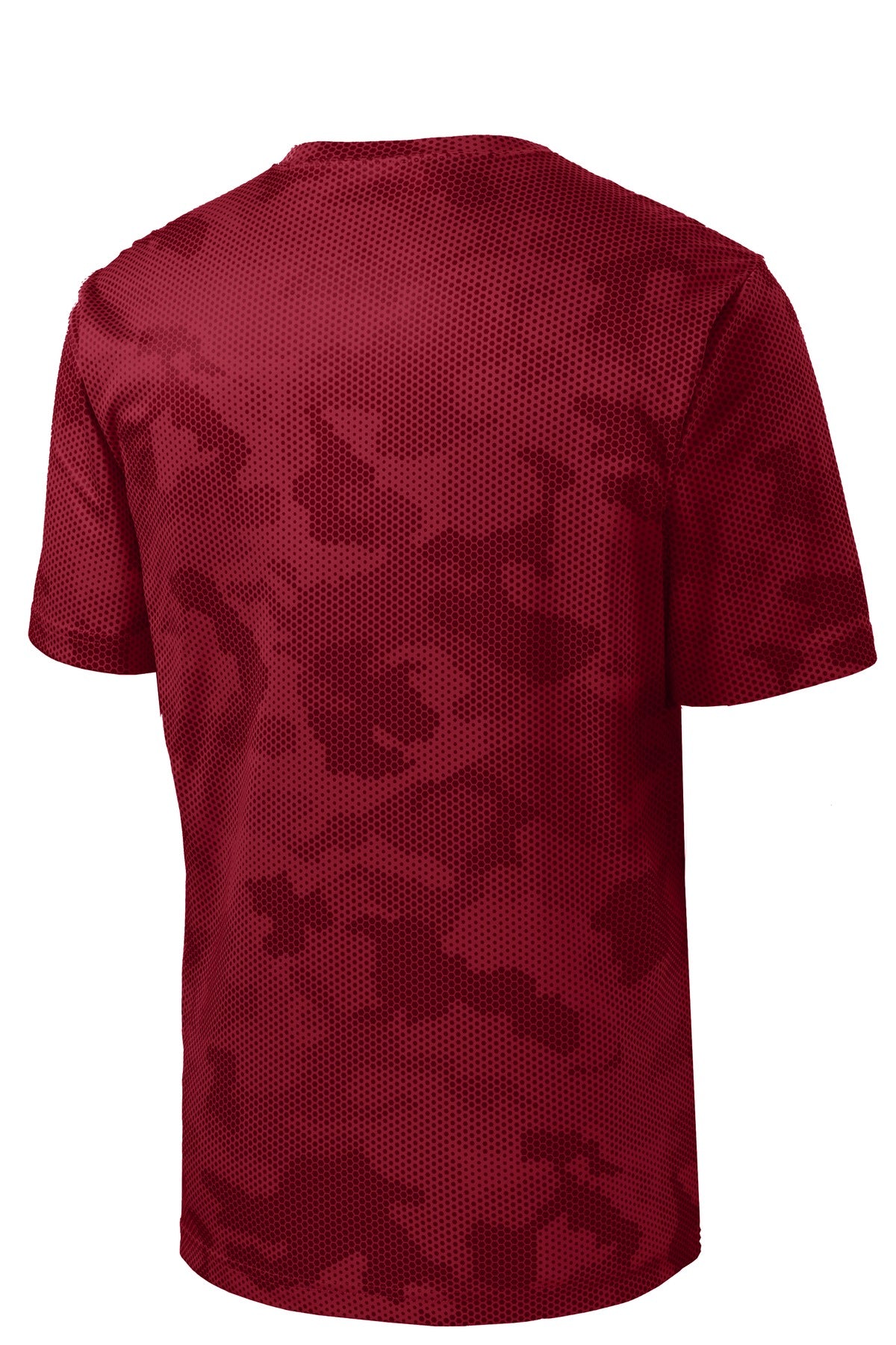 Youth CamoHex Tee - Deep Red