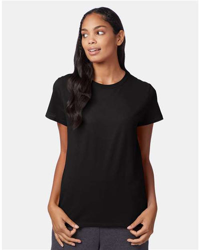 Hanes SL04 Black — on model front