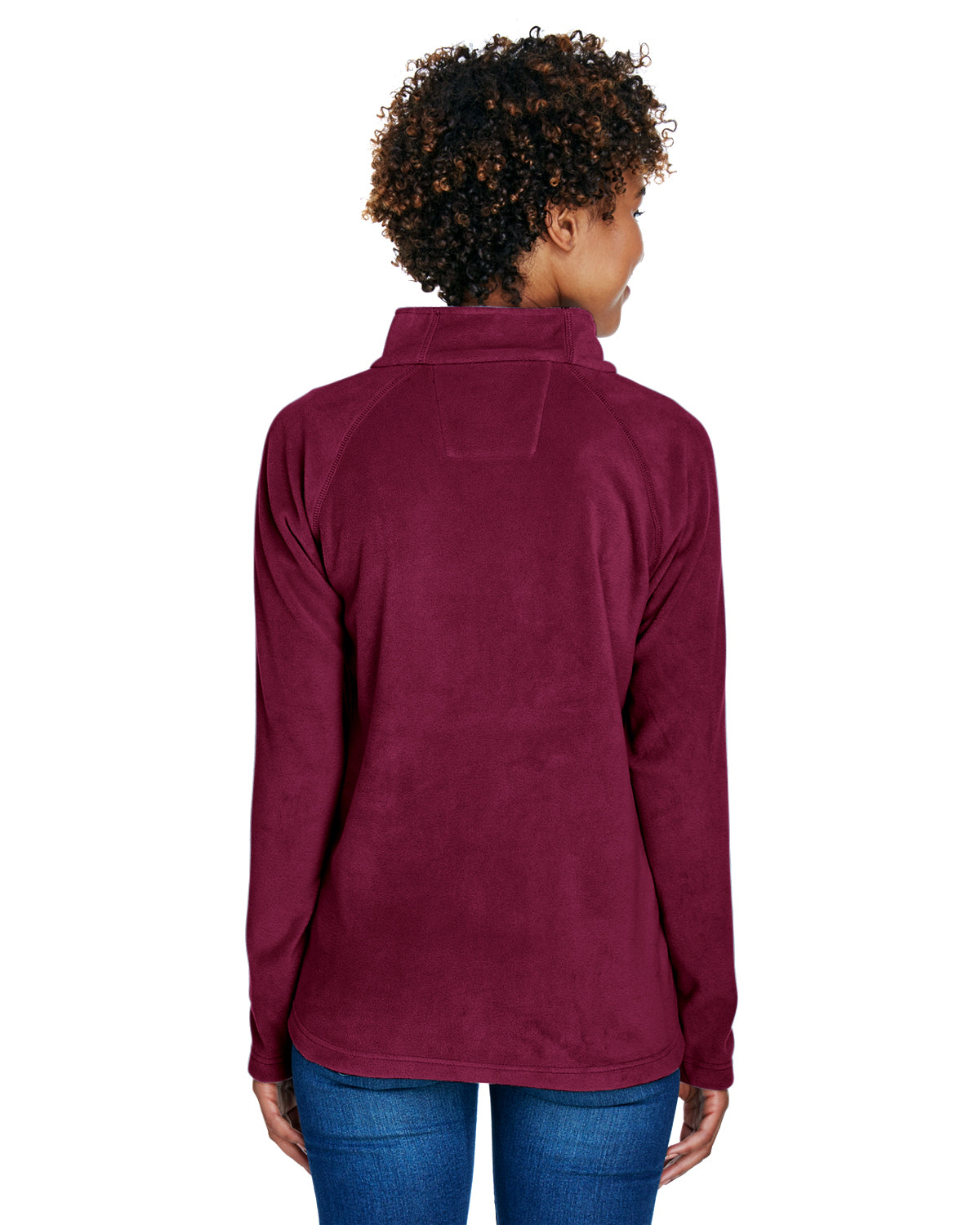 Women's Campus Microfleece Jacket - Sport Maroon