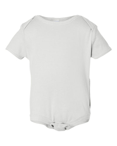 Infant Baby Rib Creeper - White