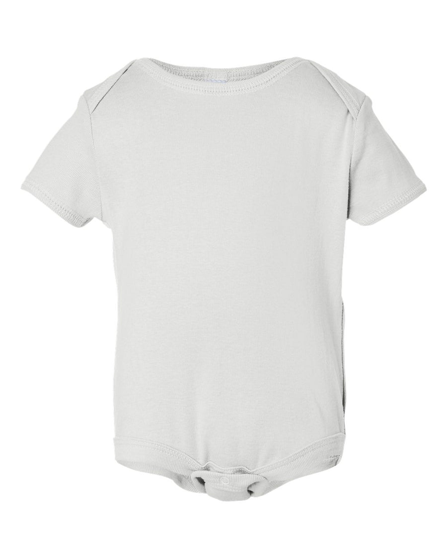 Infant Baby Rib Creeper - White