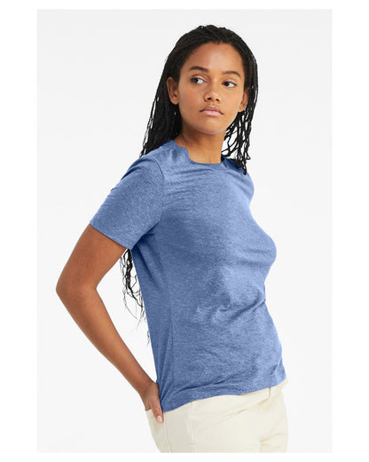 Women's Triblend Relaxed Jersey Short-Sleeve T-Shirt - Blue Triblend