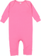 Rabbit Skins 4412 - Infant Long-Sleeve Baby Rib Coverall - Raspberry