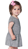 Infant Baby Rib Dress - Heather