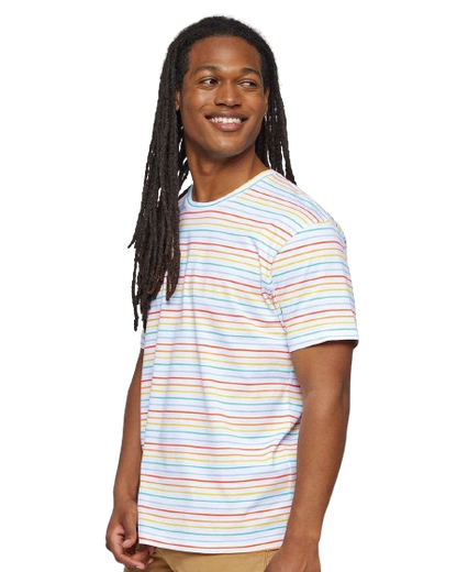 Unisex Fine Jersey T-Shirt - Rainbow Stripe