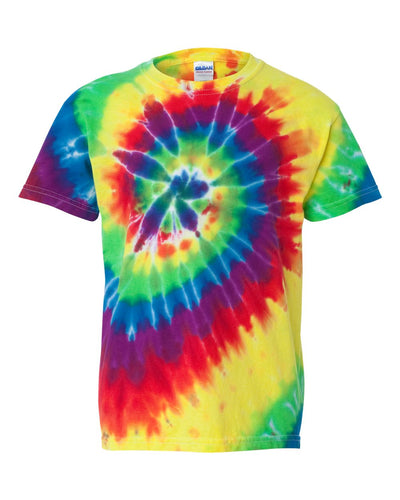 Youth Multi-Color Spiral T-Shirt - Classic Rainbow Spiral