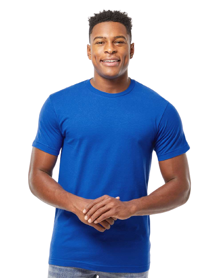 Unisex Fine Jersey Tee - Royal