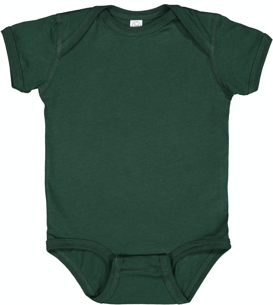 Infant Fine Jersey Bodysuit - Forest