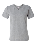 Women's Premium Jersey V-Neck T-Shirt - Heather