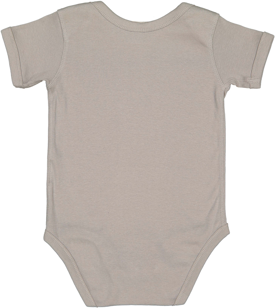 Infant Baby Rib Bodysuit - Titanium