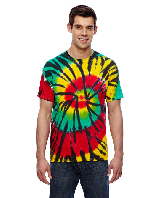Unisex 100% Cotton T-Shirt - Rasta Web