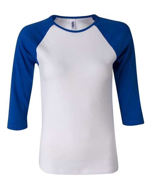 BELLA + CANVAS 2000 White/ True Royal — front