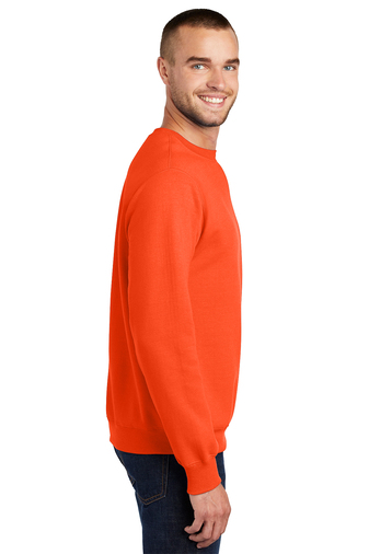Unisex Essential Fleece Crewneck Sweatshirt - Safety Orange