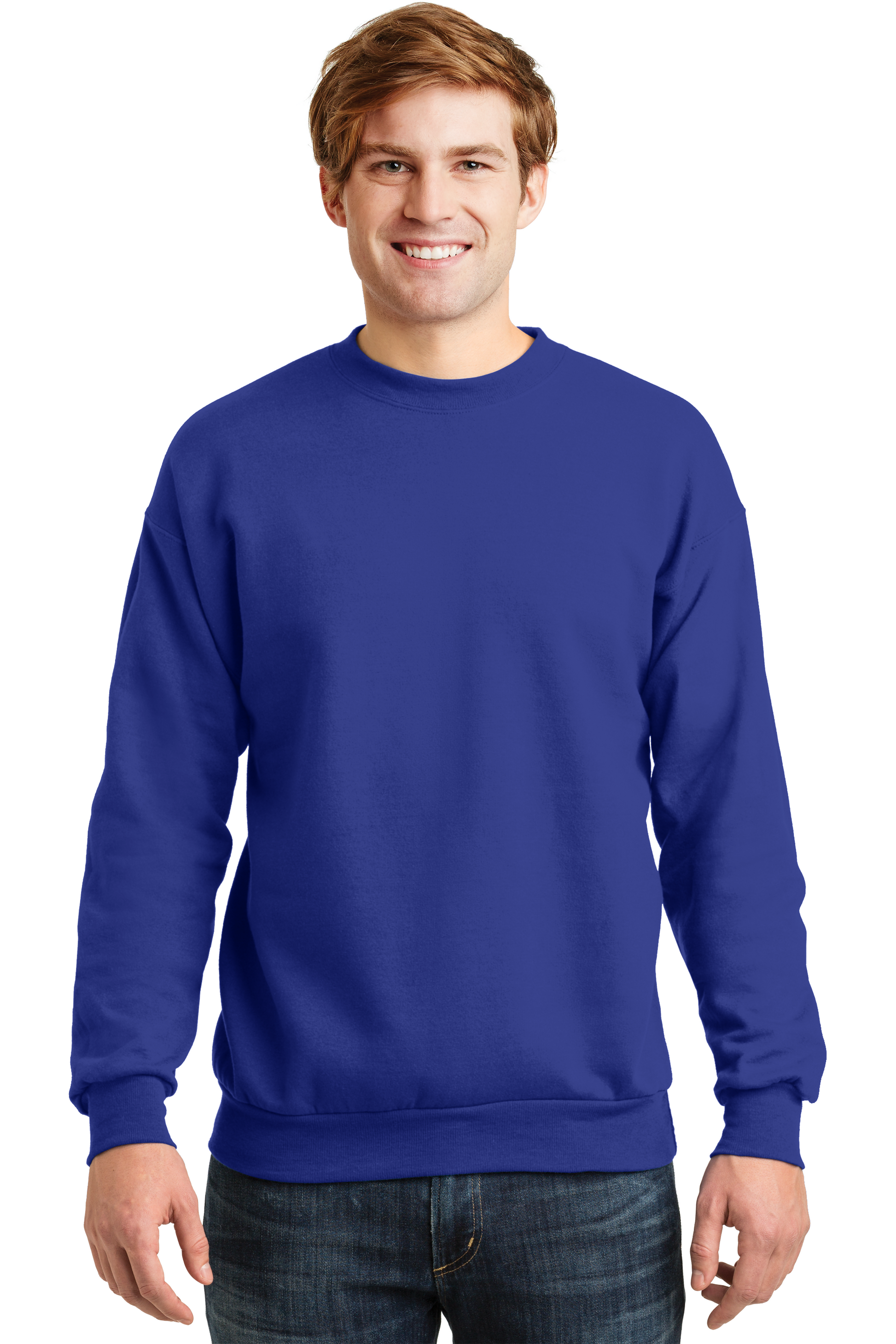 Unisex Ecosmart® 50/50 Crewneck Sweatshirt - Deep Royal