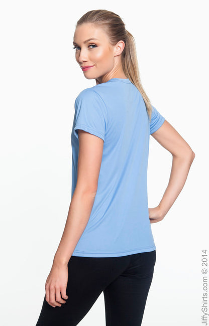Women's Cooling Performance T-Shirt - Light Blue