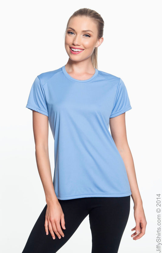 Women's Cooling Performance T-Shirt - Light Blue
