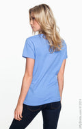 Women's Perfect-T Short Sleeve V-neck - Vintage Blue