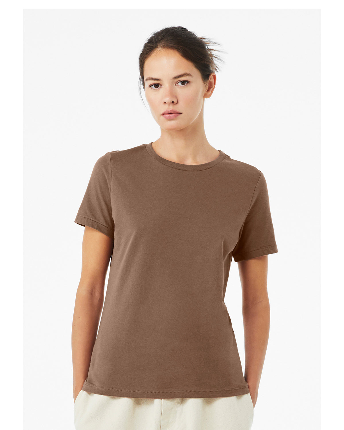 Women's Relaxed Jersey Short-Sleeve T-Shirt - Vintage Brown
