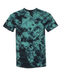 Crystal Tie Dye T-Shirt - Black / Teal