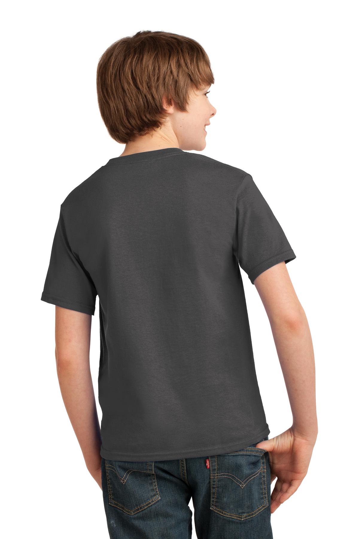 Youth Essential Tee - Charcoal