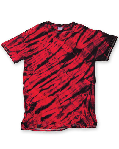 Unisex Tiger Stripe T-Shirt - Black / Red