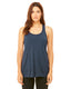 Bella + Canvas B8800 - Women's Flowy Racerback Tank - Heather Navy