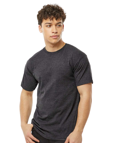 Unisex Heavyweight Tee - Heather Graphite