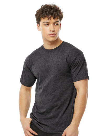 Unisex Heavyweight Tee - Heather Graphite
