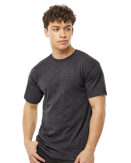 Unisex Heavyweight Tee - Heather Graphite