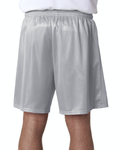 Unisex Seven Inch Inseam Mesh Short - Silver