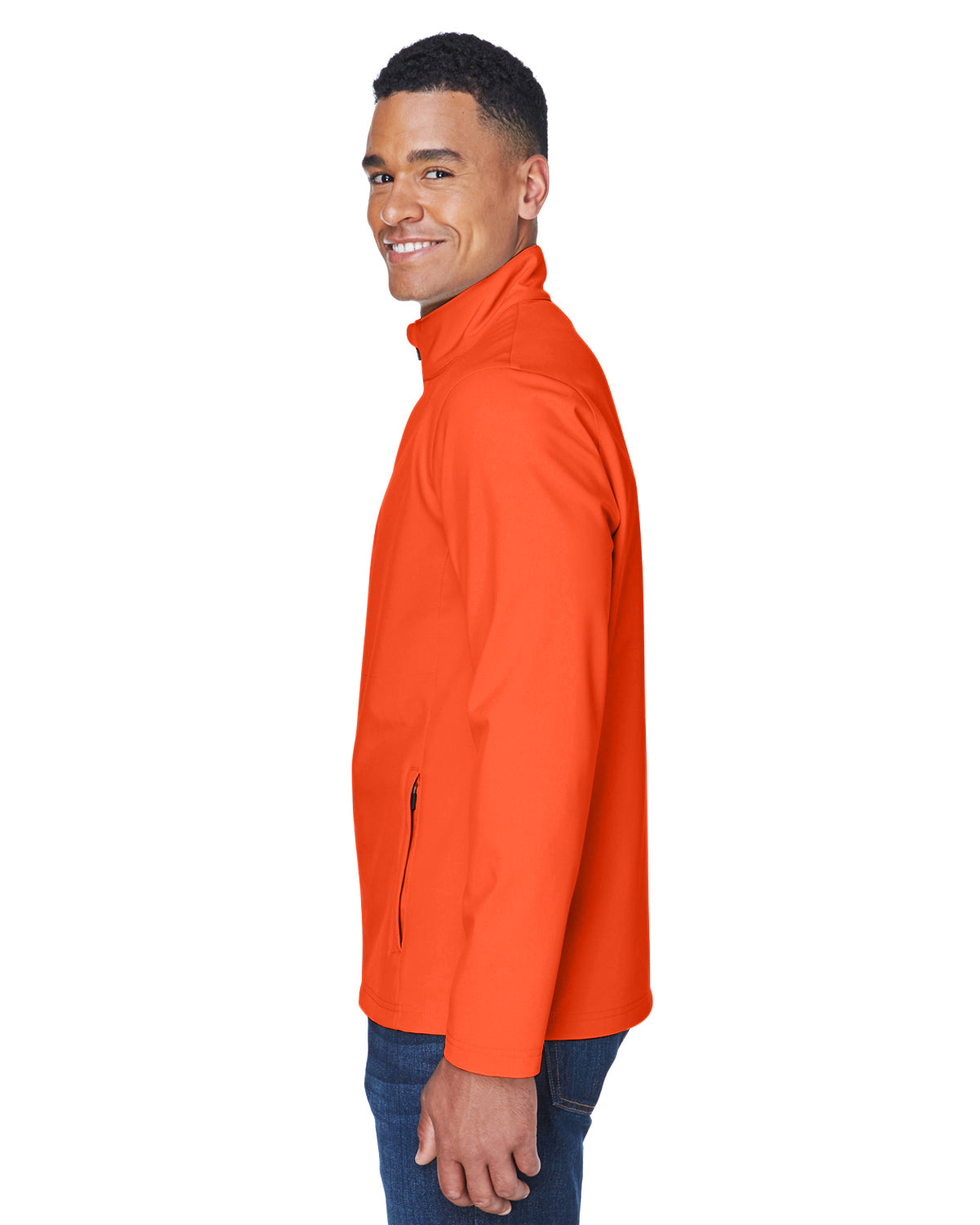 Men's Leader Soft Shell Jacket - Sport Orange
