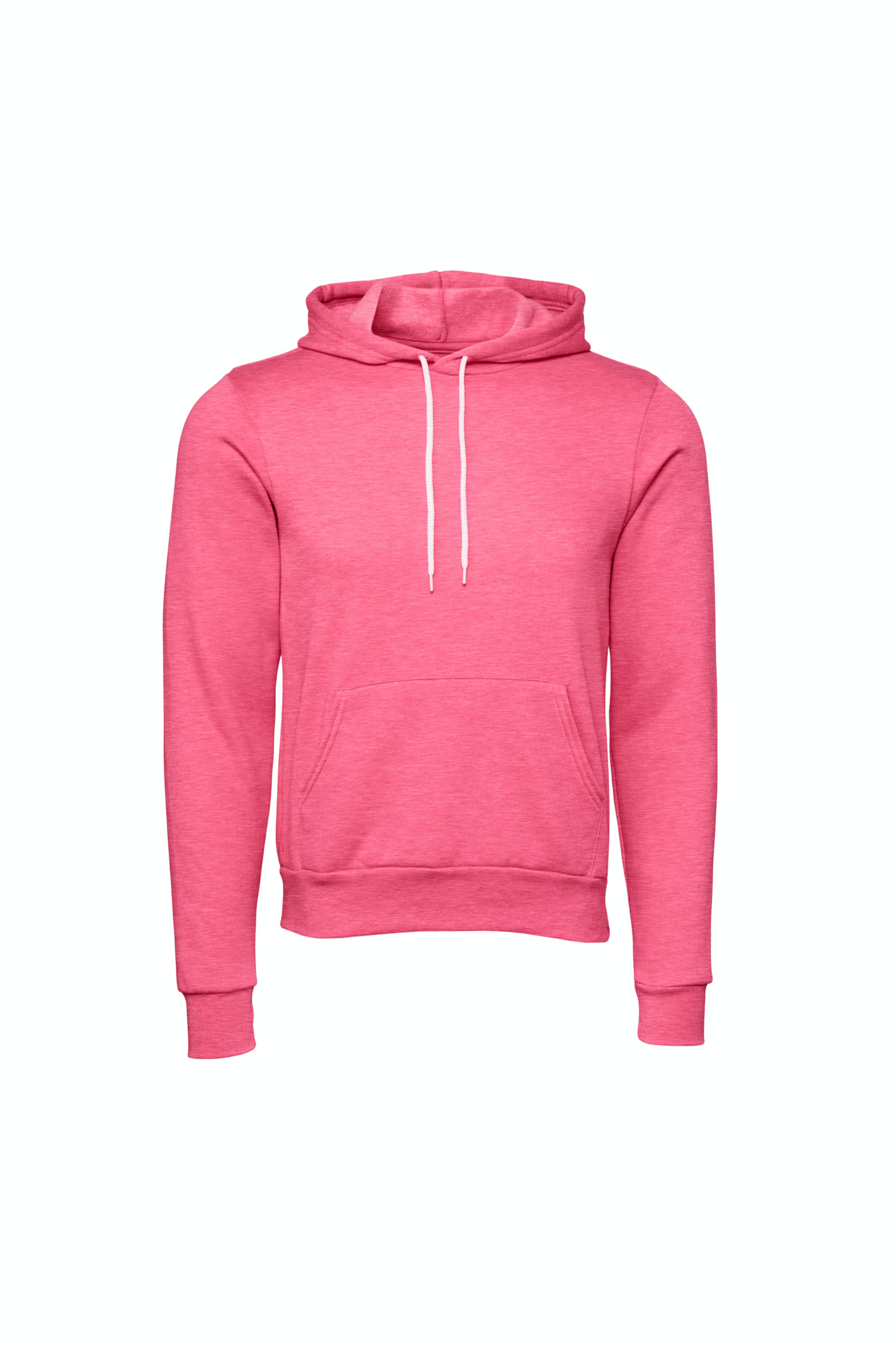 Unisex Sponge Fleece Pullover Hoodie - Heather Charity Pink