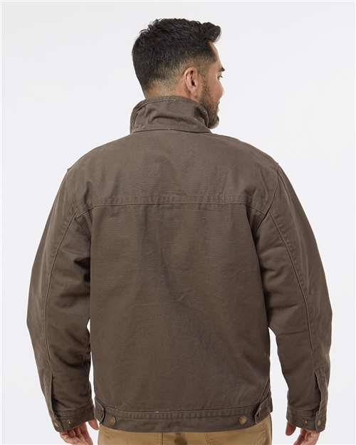 DRI DUCK 5028 Tobacco — on model back