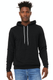 Bella + Canvas 3719 - Unisex Sponge Fleece Pullover Hoodie - Heather Black